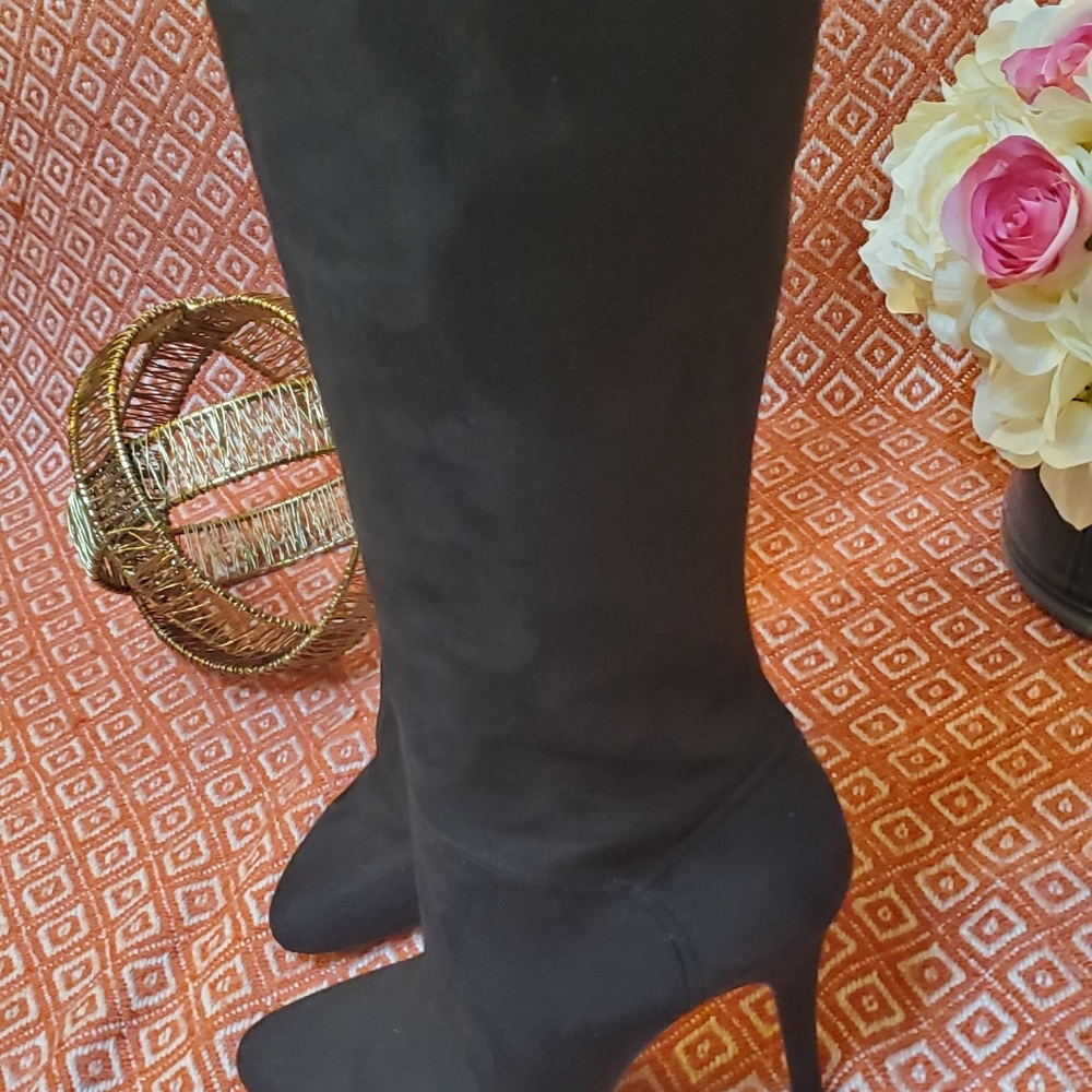 Inc high heels back boots